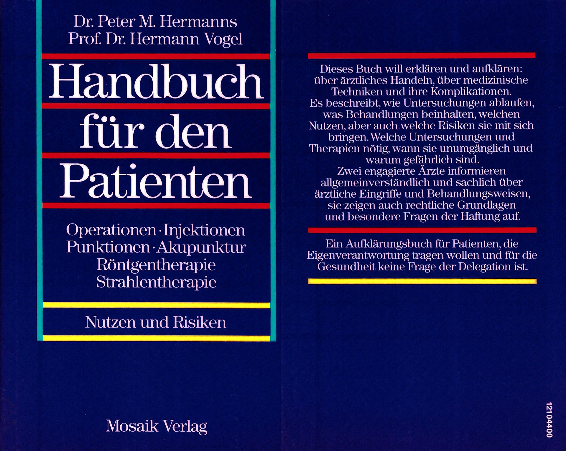 Handbuch für den Patienten - Herrmanns, Dr. Peter M. / Vogel, Prof. Dr. Hermann